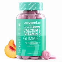 Calcium Gummies 400mg - with Vitamin D3 K2 - Alternative to Calcium Tablets - Ve