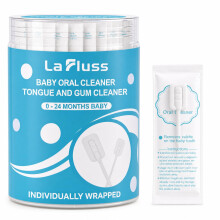 La Fluss Baby Oral Cleaner 30 pcs, Tongue Cleaner for Newborn, Gum Cleaner, Infant Dental Care from 0 to 24 Months
