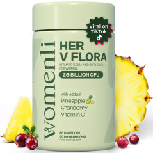 Prebiotics & Probiotics for Women - 26 Billion CFU with Cranberry, Vitamin C & Pineapple | Bio Cultures for Women's Intimate Flora & Gut Health | 30