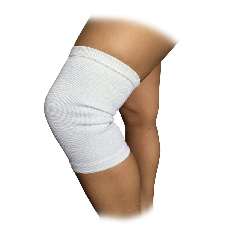Cs Medic Elastic Knee Sprain Injury Compression Support Bandage For Knee Pain Relief And Stabilisation (Large)