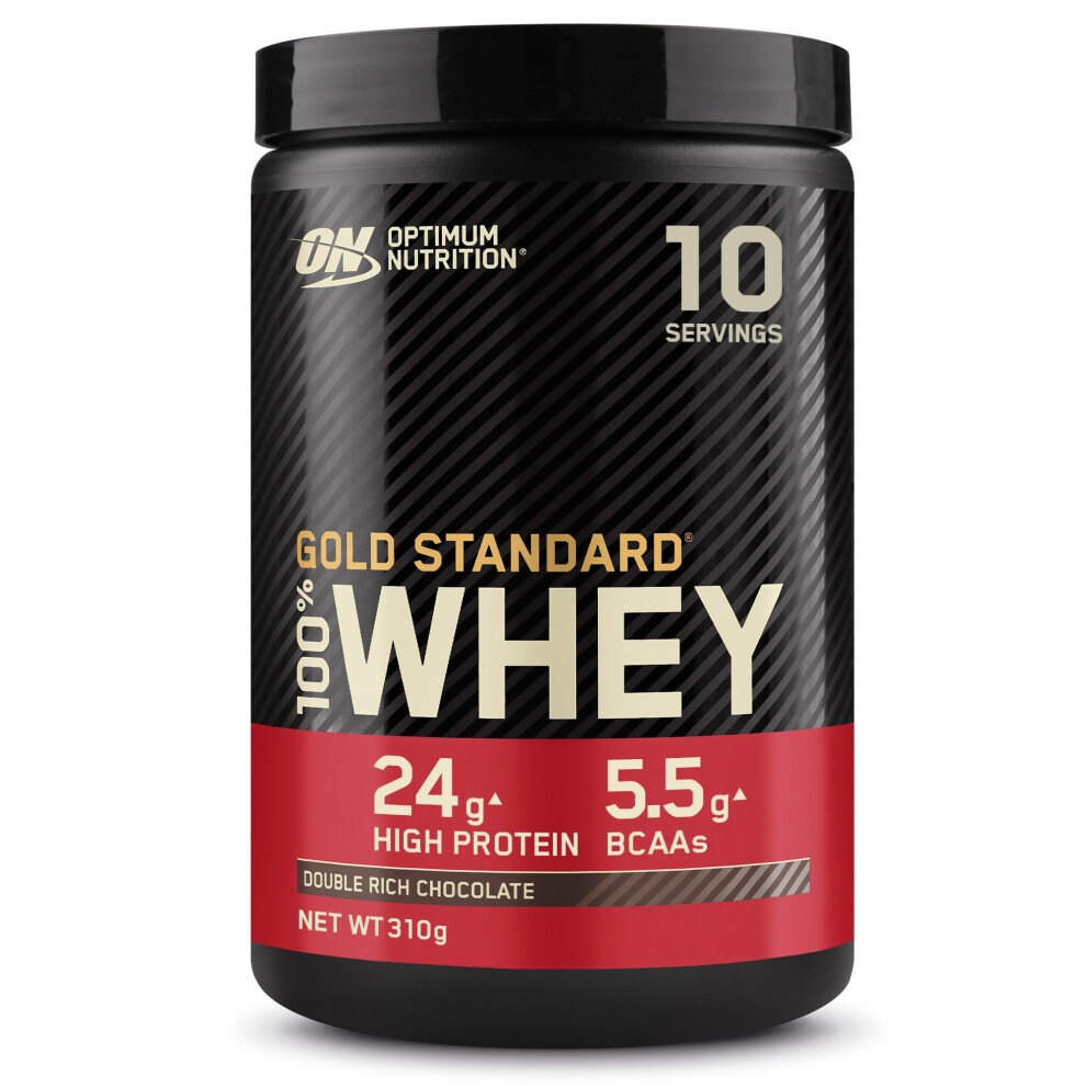 Optimum Nutrition 100% Gold Standard Whey Protein Powder, 24G Protein, Double Rich Chocolate, Bcaa, Low-Sugar, FastâDigesting Isolate For Muscle Gai