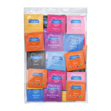 Pasante Condoms Variety Pack - Mix of 50 | The Mixed Pack Contains: Flavoured, R