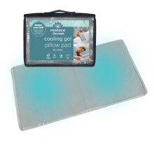 Silentnight Restore Cooling Pillow Pad - Cooling Mat Gel Pillow Cushion Insert f