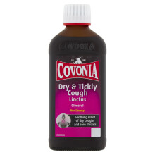 Covonia Dry & Tickly Cough Linctus,Soothes And Provides Relief From Dry Coughs And Sore Throats,Non Drowsy,Cough Syrup,Suitable For Vegetarians,Cold