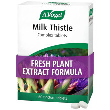 A.Vogel Milk Thistle Complex – 60 Tablets | 4-in-1 Supplement with Milk Thistle, Artichoke, Dandelion & Boldo | Plant-Based Supplement from Freshly