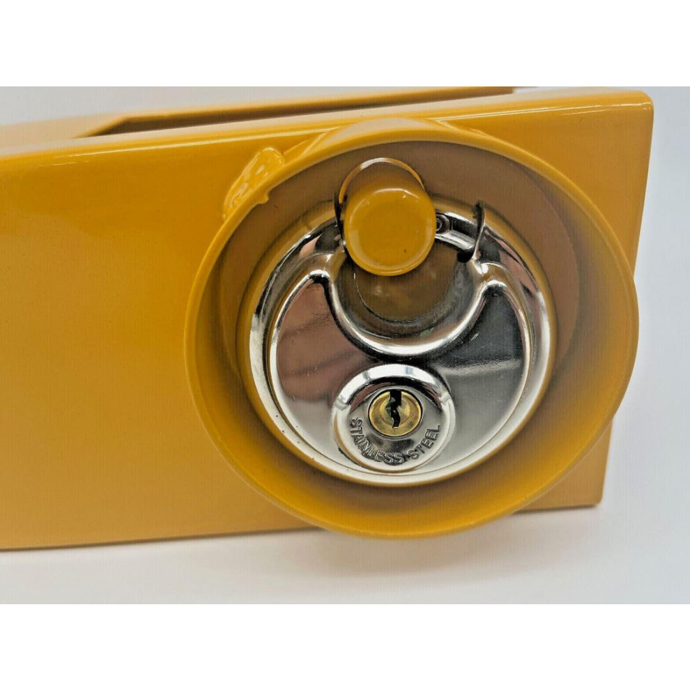 Msa Heavy Duty Tow Hitch Lock & Keys For Towing Caravan Trailer 5007018634406