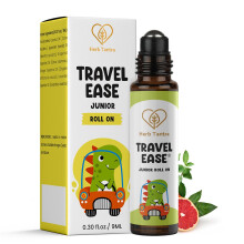 Herb Tantra Travel Ease Junior Kids Roll On Anti Nausea Relief for Motion Sickness Car Sea Air Travel All Natural Non Drowsy Alternative to Travel Si