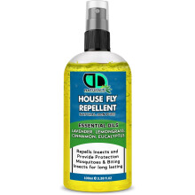 House Fly Insect Repellent with Lavender, Lemongrass, Eucalyptus & Cinnamon Essential Oil - Body Oil Deet Free (100ml Spray)