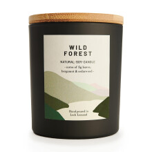 Ocoee House | Luxury Scented Soy Wax Candles. Hand Poured in Loch Lomond, Scotland. Organic & Vegan (+8 Scent Options, x2 Sizes) Wild Forest, Single