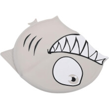 Silikon-Badekappe mit Hai-Motiv für Kinder, Schwimmmütze mit Ohrenschutz und Cartoon-Motiv