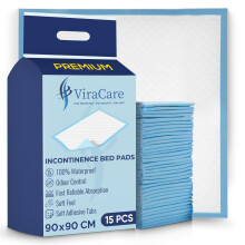 30 x Premium Incontinence Bed Pads 90x90 cm | Incontinence Bed Sheets | Provides Soft Feel | Disposable Bed Mats for Incontinence | Bed Protectors Ki