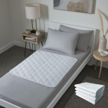 2 x Washable bed mats by guardedsleep | Premium quality waterproof bed pads | In