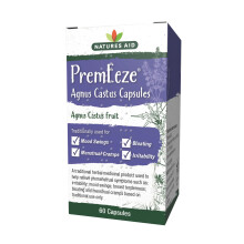 Natures Aid PremEeze Agnus Castus 400mg – Traditional Herbal Remedy for Premenstrual PMS Symptoms Relief – Mood Swings, Irritability, Menstrual Cr