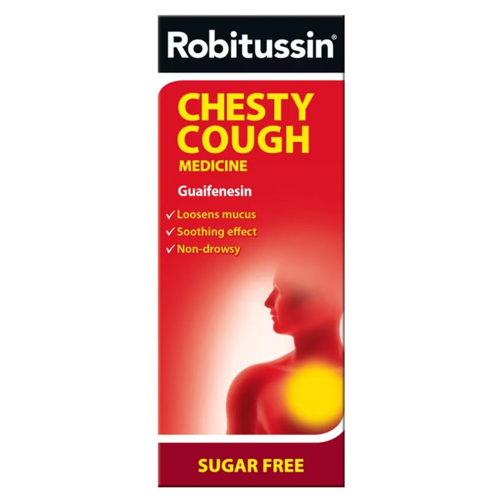 Your Medicals Chesty Coughs Non-Drowsy Cough Medicine | Reduces Chest Congestion | Relief For Chesty Coughs | Cold & Flu Relief | Available In Two Sizes (250Ml)
