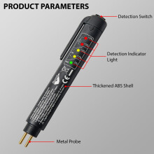AFIODA Automotive Brake Fluid Tester Pen, 5-in-1 DOT3 DOT4 DOT5 Brake