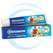 Odomos Non-Sticky Mosquito Repellent Cream with Vitamin E & Almond, 100 Gm, Pack of 2