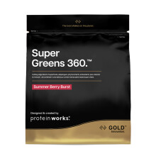 Protein Works | Super Greens 360 - Gold Innovation, Enhanced Greens Powder, 159 Health Benefits, Antioxidants, Superfoods, Adaptogens, Vegan, Summer