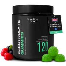 Fraction One Electrolyte Gummies – 120 Gummies – Enhanced with Potassium, Chlori