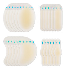 24 Pcs Gel Blister Bandages Pads,Plasters Blister Gel Guard Invisible Protector,Waterproof Bandages Blister Cushion Protector Pad