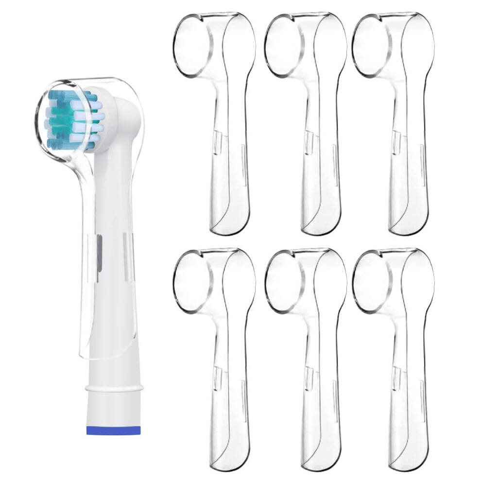 Hsytek 6 Hygienic Protective Cover | Cap Compatible With Oral B Toothbrush Heads, Convenient For Travel And More Sanitary To Keep Germs Dust Away For