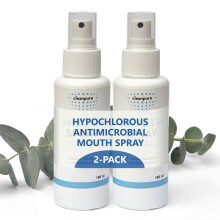 Cleanpure Hypochlorous Mouth Spray, Oral Thrush Relief, Antimicrobial, Protects & Hydrates the Mouth, All Natural, Alcohol Free (100 ml)
