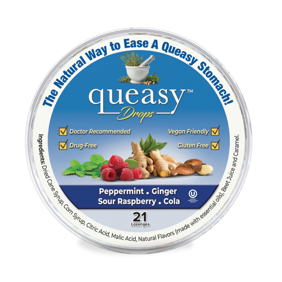 Three Lollies Sf24262 Queasy Drop For Nausea Relief, Assorted, 21