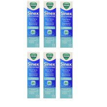 Fylde Clinic Sinex Hayfever & Common Cold Relief Spray Vicks Sinex Micromist Nasal Spray - 15ml Pack of 6 Bundle Pack