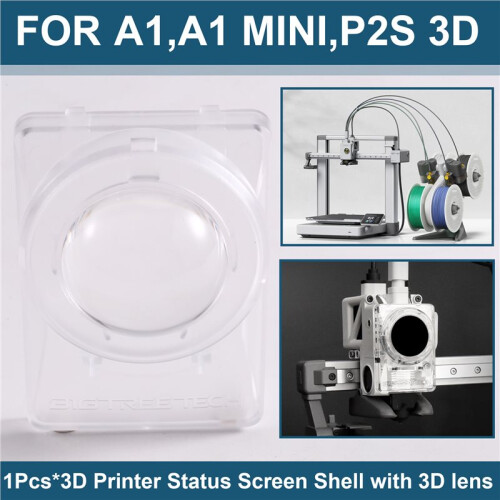 BIGTREETECH Panda Knomi 3D Printing Display 3D Printer Status Screen Shell with 3D Lens for  A1 A1  Printers 1