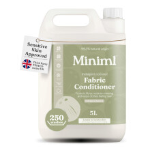 Miniml Eco Fabric Softener & Conditioner 5L Refill - Tropical Coconut Scented All Natural Fabric Softener for Sensitive Skin - 100% Vegan & Cruelty F