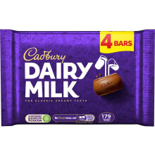 Cadbury Dairy Milk, Smooth & Creamy Milk Chocolate, 134 g (Pack of 1)