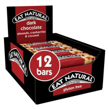 Eat Natural - Gluten free bars - 12 bars of 40g