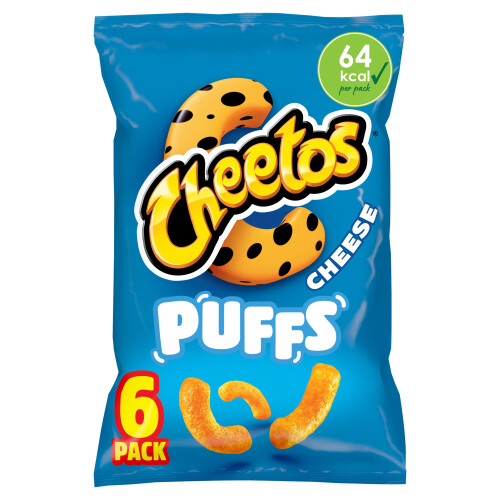 Cheetos Puffs Cheese Multipack Crisps 6x13g