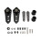 Frame Sliders Crash Protector Engine Protective Pad Cover for   650 KRT EDITION Z650 2025 2026 Black 1