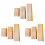 9 Pcs Silk Screen Printing Squeegee Ink Scaper Scratch Board Tools 16cm 24cm 33cm 1