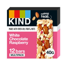 KIND Bars, White Chocolate Raspberry, Healthy Snack, Gluten Free Snack Bars, No