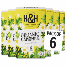 Heath & Heather - Organic Camomile Tea • Gentle Floral Infusion • Naturally Caffeine-Free • Vegan • Soothing & Calming Wellness Tea • Multip