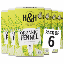 Heath & Heather - Organic Fennel Tea • Aromatic Digestive Infusion • Naturally Caffeine-Free • Vegan • Wellness Brew with Aniseed Sweetness