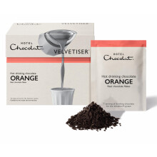 Hotel Chocolat Orange Hot Chocolate Sachets - Luxury Chocolate Flakes