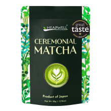 Heapwell Matcha - Classic Ceremonial Grade Matcha Powder from Japan, 50g | Ideal