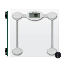 Salter 9018S SV3R Digital Bathroom Scale – Electronic Body Weight Scale, Fitness Scale with 180 KG Capacity, Easy to Read LCD Display, Tap to Start,