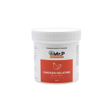 Mr.P Ingredients Chicken Gelatine 100g 300 Bloom Powder Stabiliser Gelling Aerating Agent Instant Gluten Free Non-GMO (Recyclable Pot)