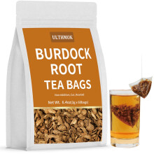 Premium Burdock Root Tea Bags,60 Tea Bags,(4g 60 Tea Bags)/240g.100% Natural Burdock Tea,No Additives,Caffeine Free.