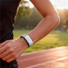 Kompatibles Nylon-Schlaufenarmband: Atmungsaktives, Weiches und Strapazierfähiges Armband mit Ring, 420 mm, Armband A