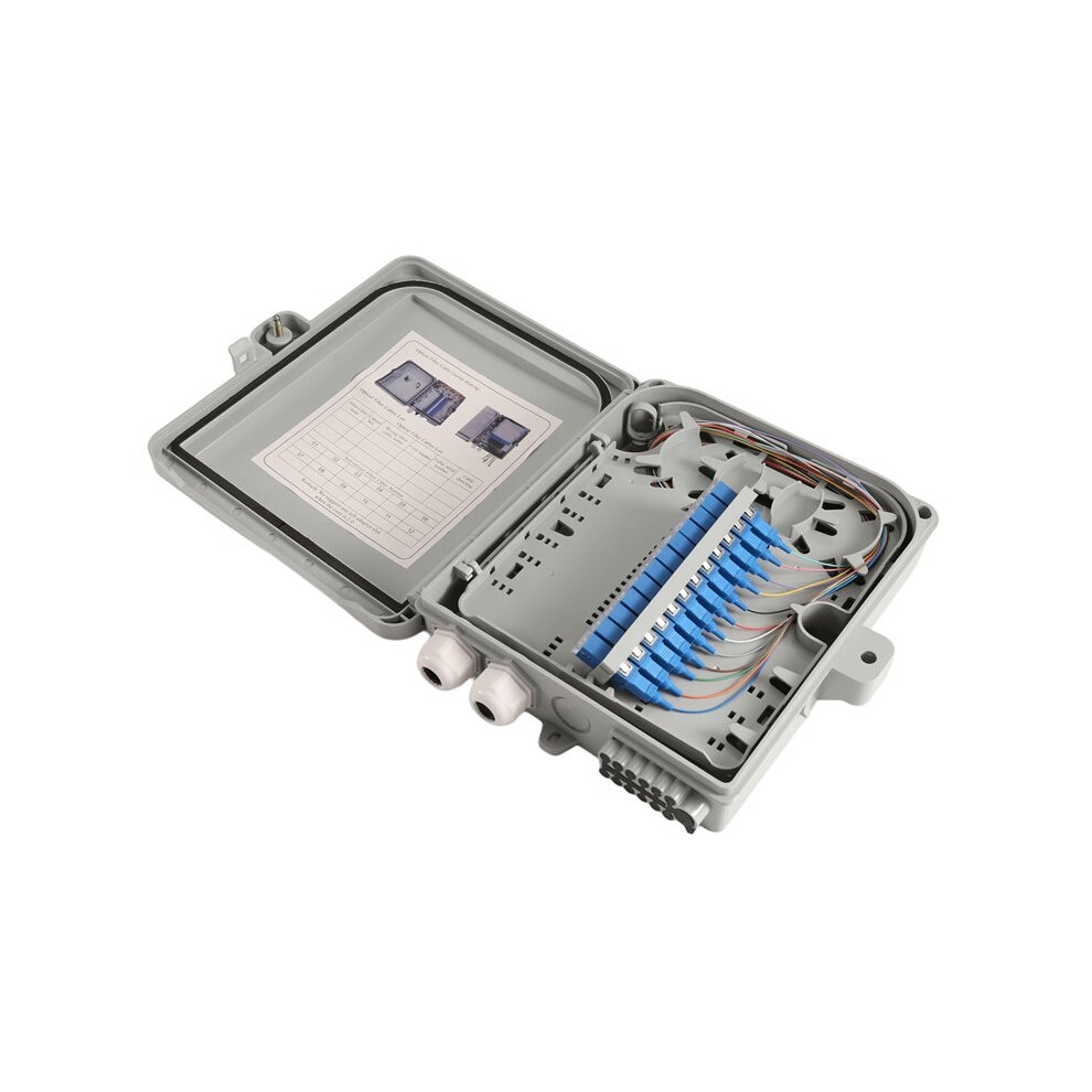 12 Core Fiber Optic Distribution Box Termination Ftth Fiber Optic Distribution Box Full With Single Mode Pigtail Sc 6032199741826