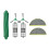 7 Pcs for   205 Vacuum Main Side Brush Mop Filter 1
