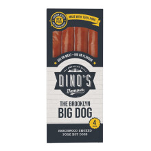Dino's Famous All American Style The Brooklyn Big Dog, 4 Beechwood Smoked Pork H
