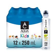 AQUA Carpatica Kids 250mlx12 - Pure Natural Still Mineral Water for Children wit