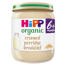 HiPP Organic Creamed Porridge Breakfast Baby Food Jar 6+ Months 125g
