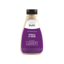 Bulk Low Calorie Sauce, Low Sugar, Garlic & Herb, 425 g, Packaging May Vary