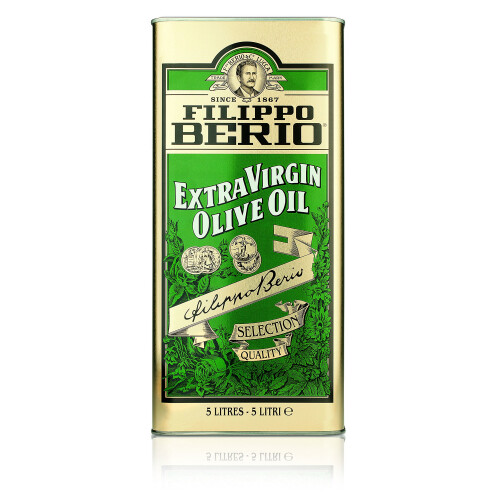 Filippo Berio Extra Virgin Olive Oil Tin 5000 ml